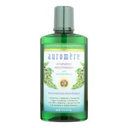 Auromere Mouthwash - Ayurvedic Mouthwash - Case of 1 - 16 oz.