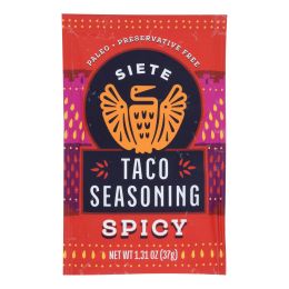 Siete - Seasoning Spicy Taco - Case of 12-1.31 OZ