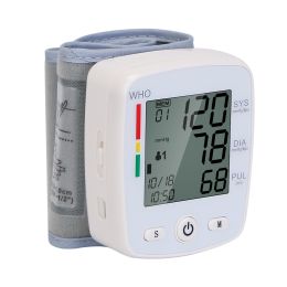 Blood Pressure Monitor Wrist Digital High Blood Pressure Cuff Heartbeat Tester