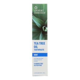 Desert Essence - Natural Tea Tree Oil Toothpaste Mint - 6.25 oz