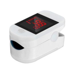 HYS O2 Fingertip SpO2 Pulse Oximeter Blood Oxygen Saturation Monitor - White