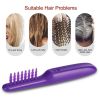 Tame The Mane Electric Detangling Brush + Brush Cover Massage Comb Wet Dry Brush