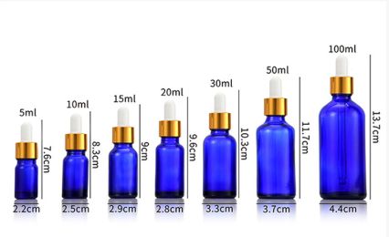 Glass Fine Oil Bottle Avoid Light Glue Head Dropper Bottle Essence Stock Bottling Cosmetics