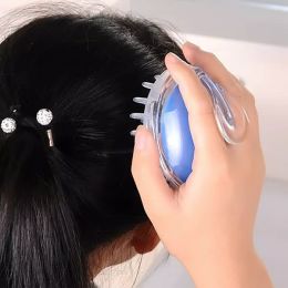 Body Massager Washing Body Brush Hair Brush Comb (Color: Blue)