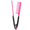 Flat Comb Straightening Comb Salon Hair Brush Combs Hairdressing Styling Hair Straightener V-shaped Straight Comb Straightener