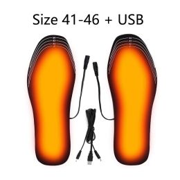 USB Heated Shoes Insoles Can Be Cut Winter Warm Heating Insoles Pad Feet For Boots Sneaker Shoes (3540USB: 4146USB)