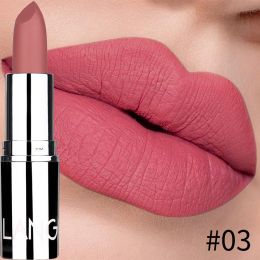 New Matte Lipstick Waterproof Velvet Lips Stick 8 Colors Sexy Non-stick Cup Lasting Make-up Moisturizing Solid Lipstick maquiage (Color: 3)