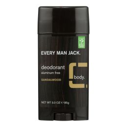 Every Man Jack Body Deodorant - Sandalwood - Aluminum Free - 3 oz (SKU: 1278241)