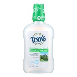 Tom's of Maine Cool Mountain Mint mouthwash - 16 oz (SKU: 264606)